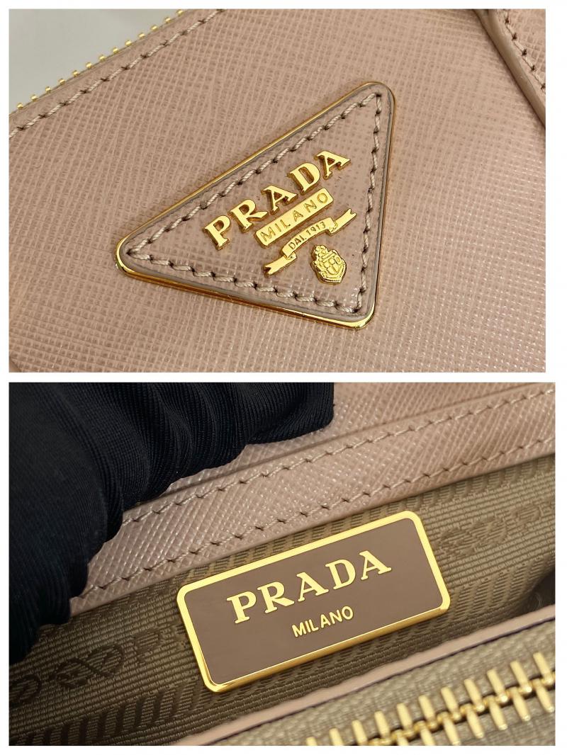 Prada Galleria Saffiano leather mini-bag 1BA906 Beige