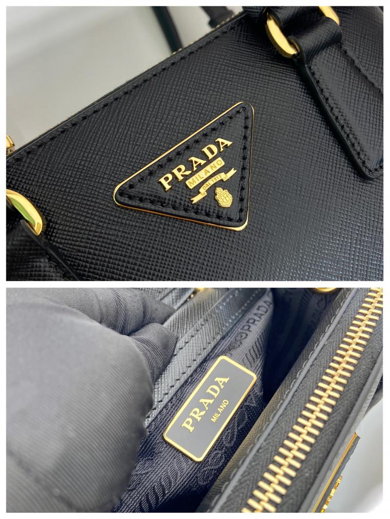 Prada Galleria Saffiano leather mini-bag 1BA906 Black