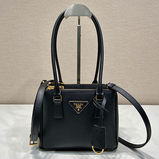 Prada Galleria Saffiano leather mini-bag 1BA906 Black