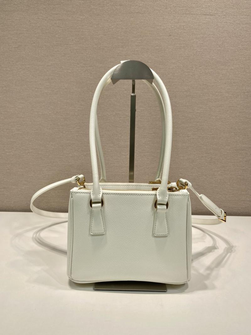 Prada Galleria Saffiano leather mini-bag 1BA906 White