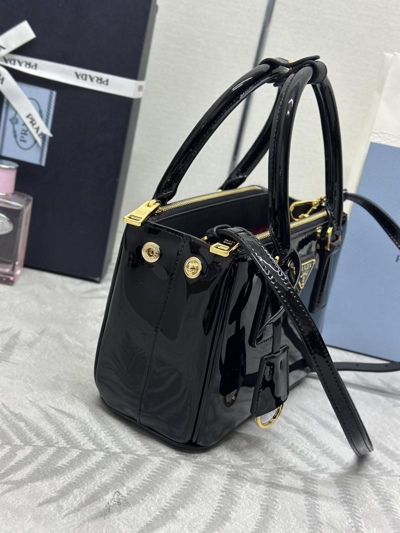 Prada Galleria patent leather mini bag 1BA906 Black