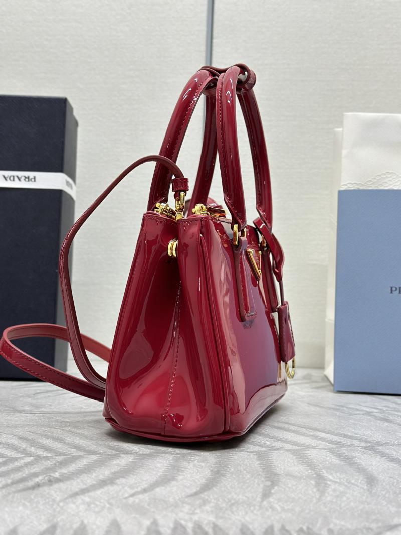 Prada Galleria patent leather mini bag 1BA906 Red