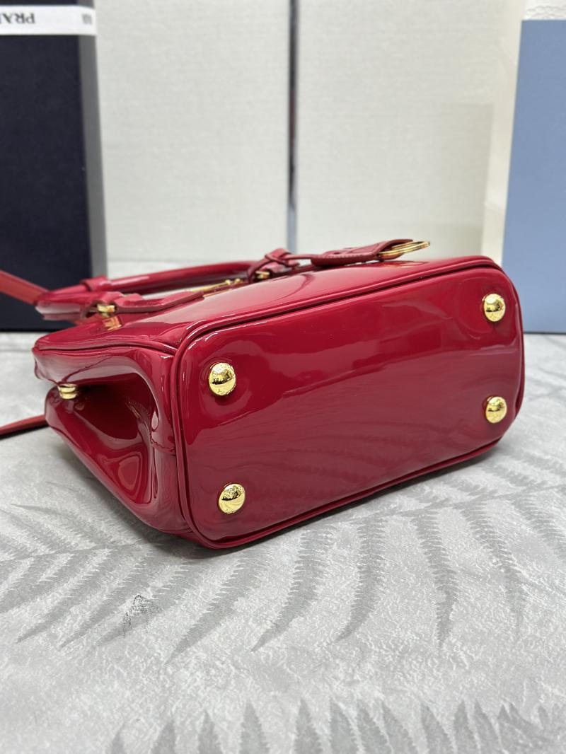 Prada Galleria patent leather mini bag 1BA906 Red