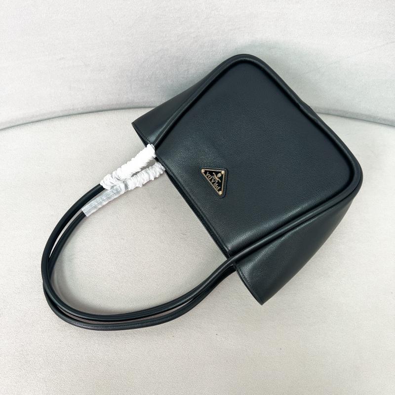 Prada Leather mini tote bag 1BG539 Black