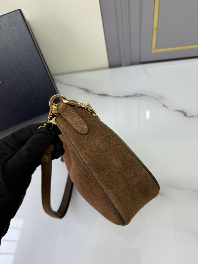 Prada Re-Edition Suede mini bag Brown 1BC204