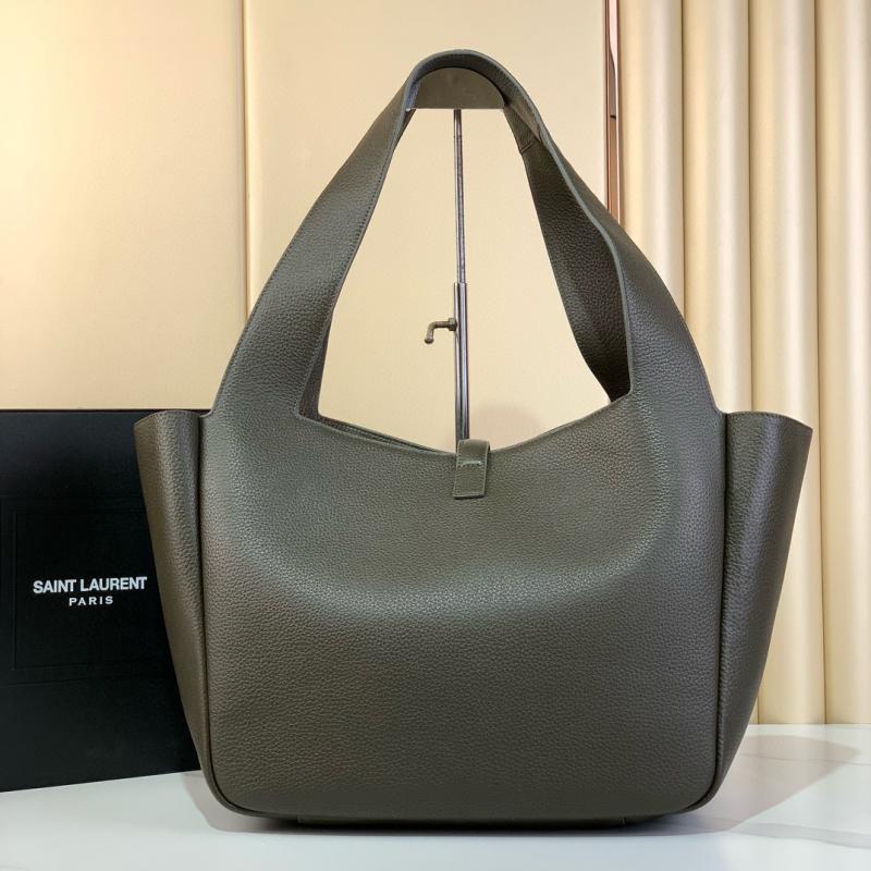 Saint Laurent Bea Tote Bag 763435 Dark Green