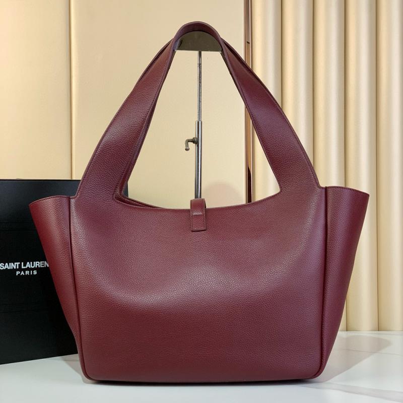 Saint Laurent Bea Tote Bag Burgundy 763435