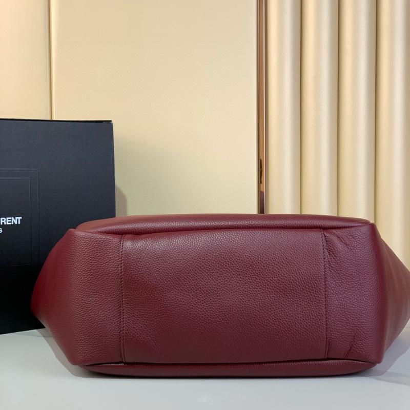 Saint Laurent Bea Tote Bag Burgundy 763435