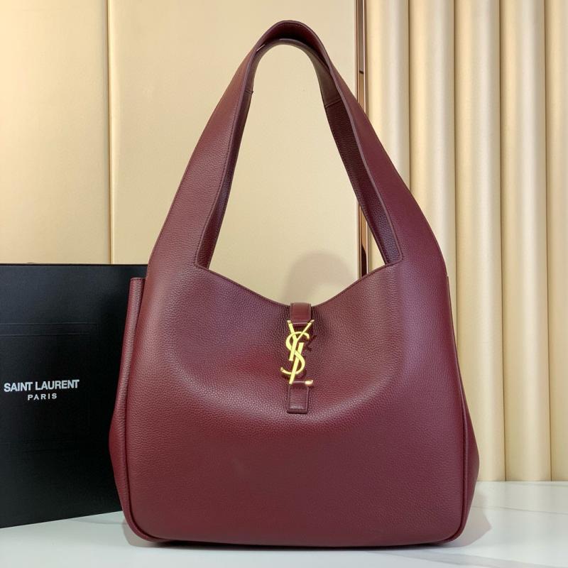 Saint Laurent Bea Tote Bag Burgundy 763435