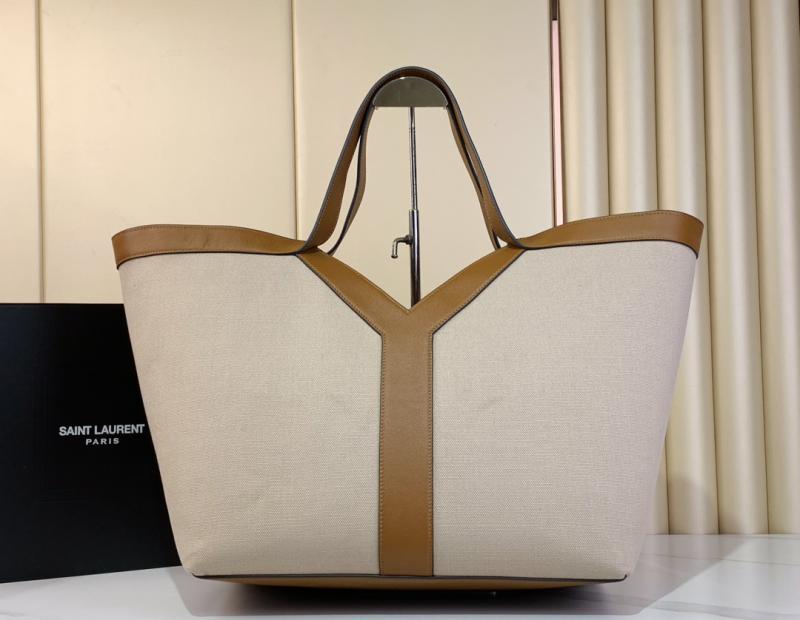 Saint Laurent Large Canvas Y Tote 817602