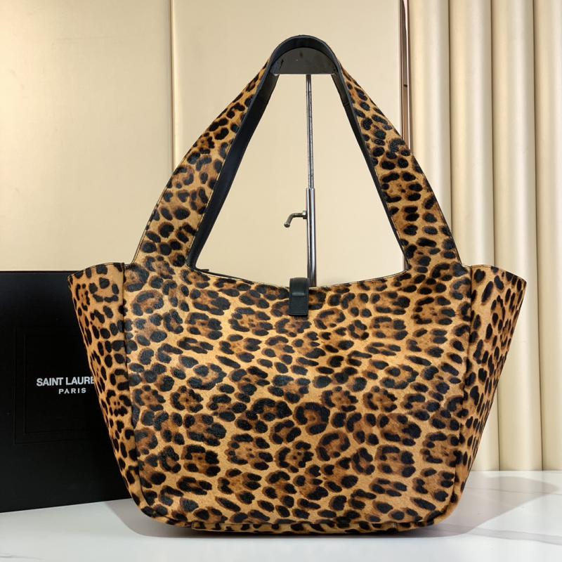 Saint Laurent Leopard Bea Tote Bag 763435