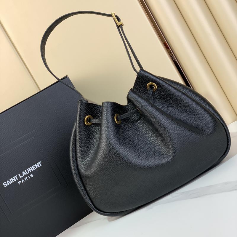 Saint Laurent Paris VII Small HOBO Bag Black 796626