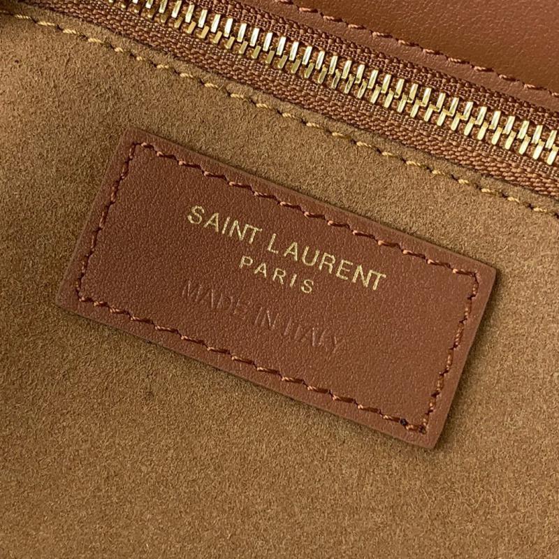 Saint Laurent Suede Bea Tote Bag 763435 Brown