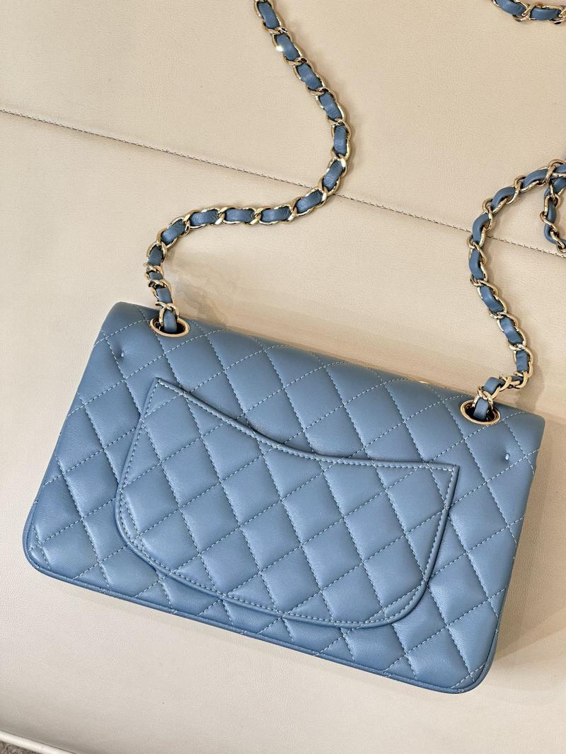 Small Chanel Lambskin Flap Bag A01117 Blue