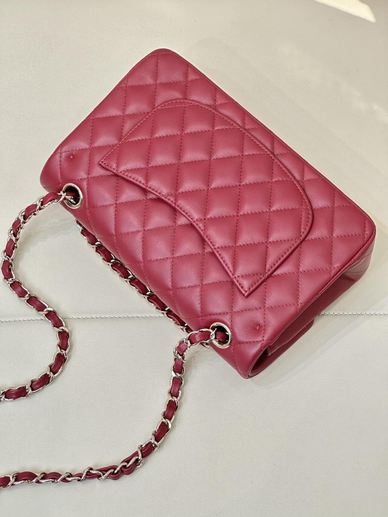 Small Chanel Lambskin Flap Bag A01117 Red