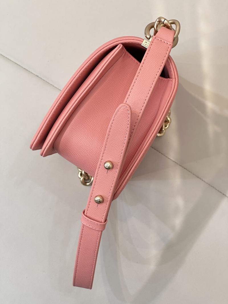 Boy Chanel Handbag A67086 Peach Pink