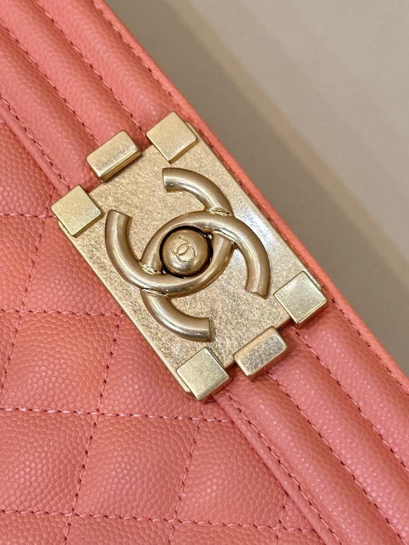 Boy Chanel Handbag A67086 Peach Pink