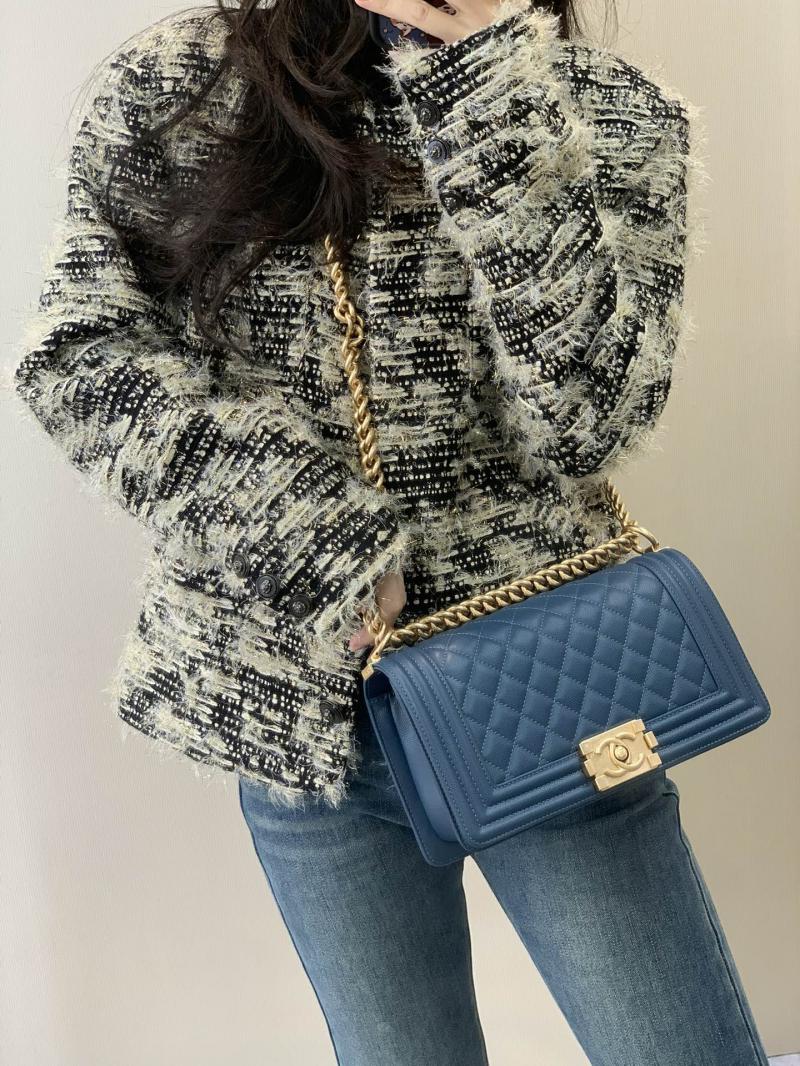 Boy Chanel Handbag A67086 Peacock Blue