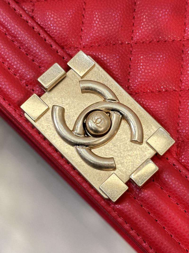 Boy Chanel Handbag A67086 Red