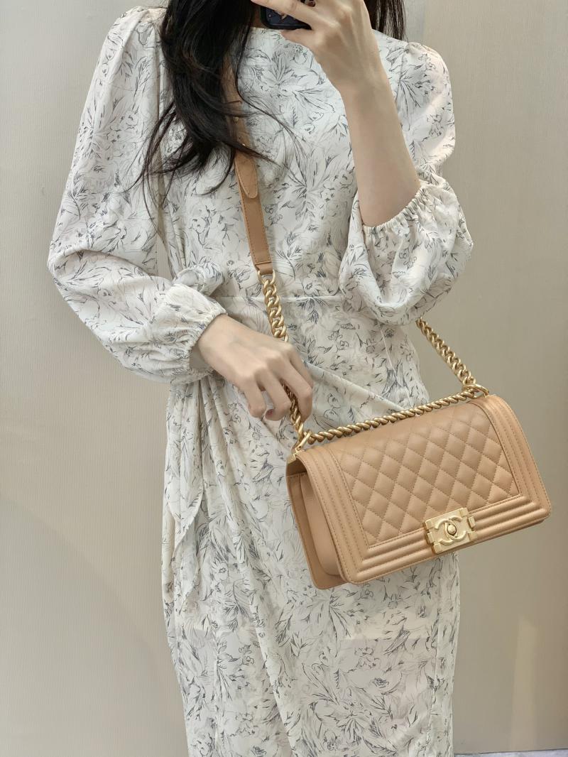 Boy Chanel Handbag A67086 Taupe