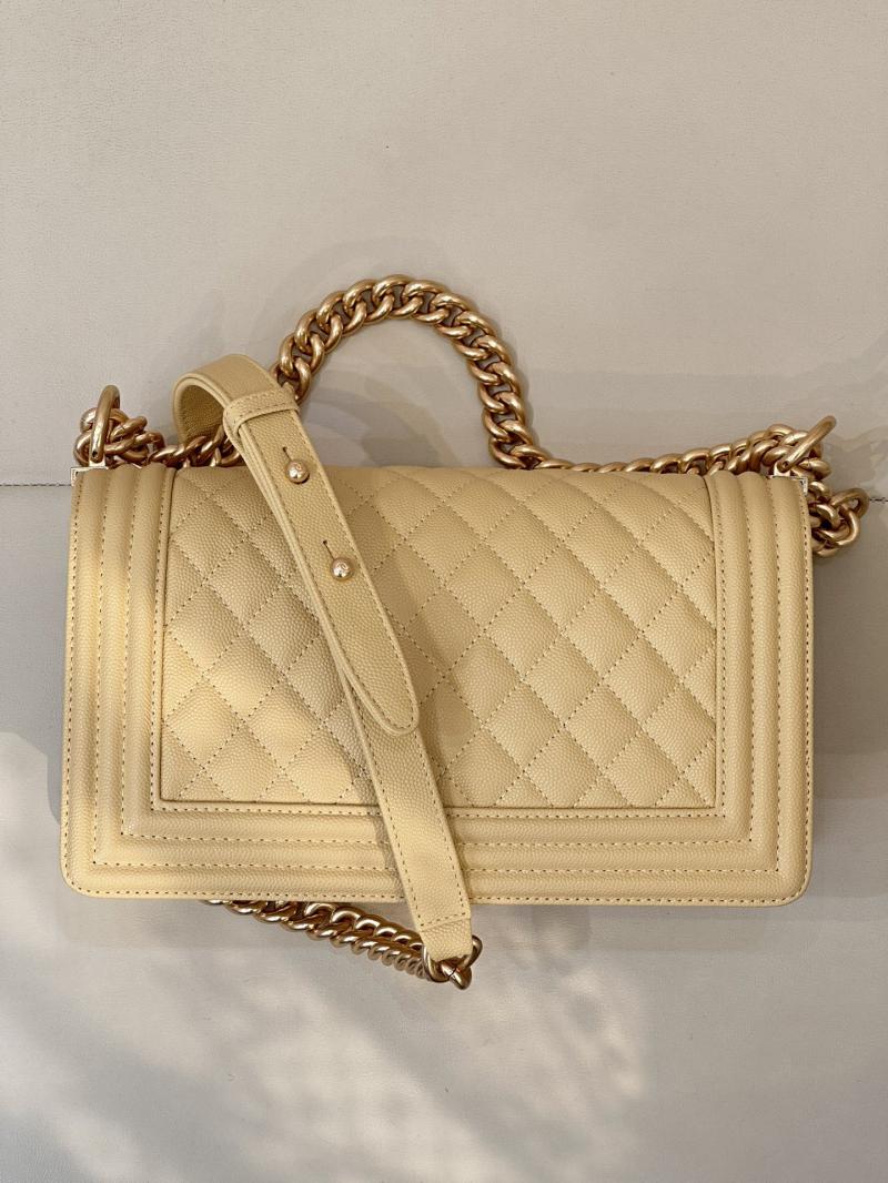 Boy Chanel Handbag A67086 Yellow