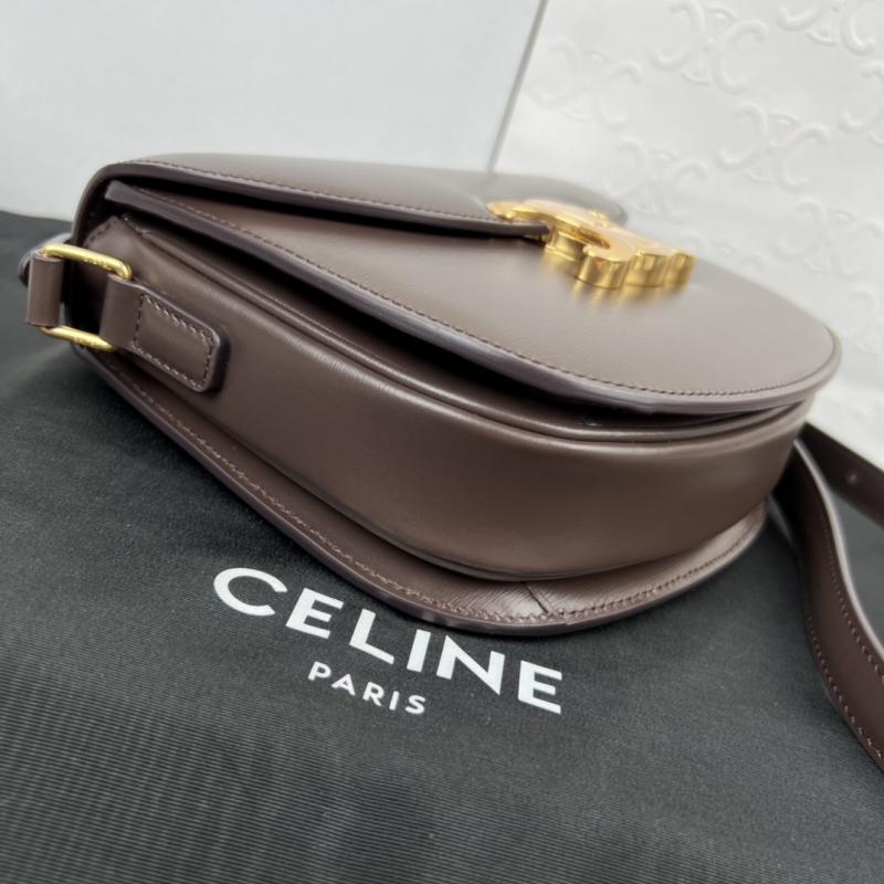 Celine Teen Besace Triomphe Coffee C35022