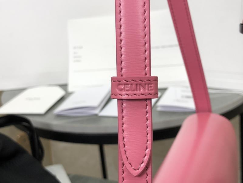 Celine Triomphe Shoulder Bag C35029 Peach