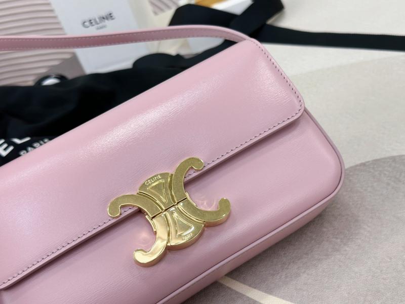 Celine Triomphe Shoulder Bag C35029 Pink