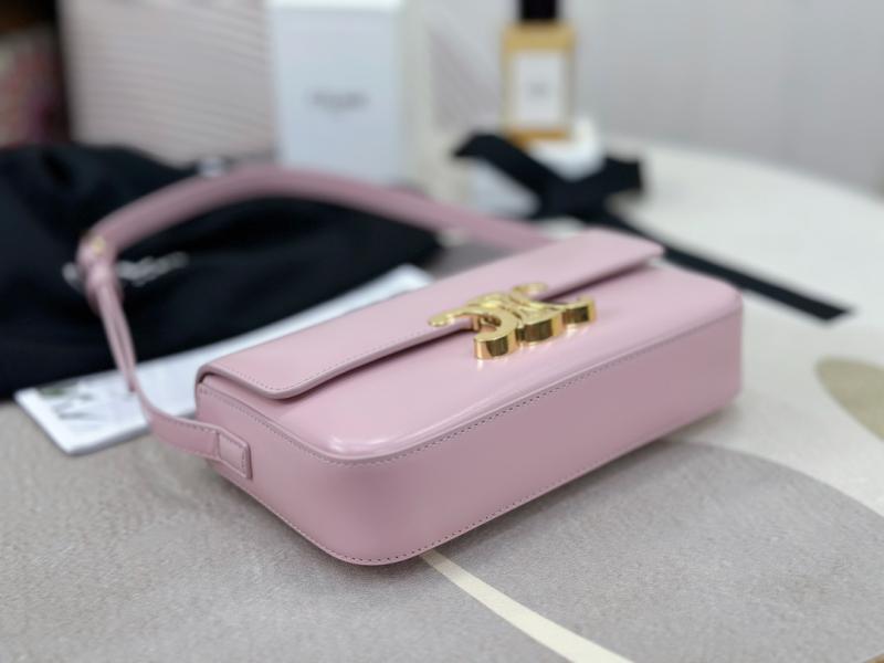 Celine Triomphe Shoulder Bag C35029 Pink