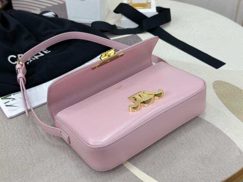 Celine Triomphe Shoulder Bag C35029 Pink