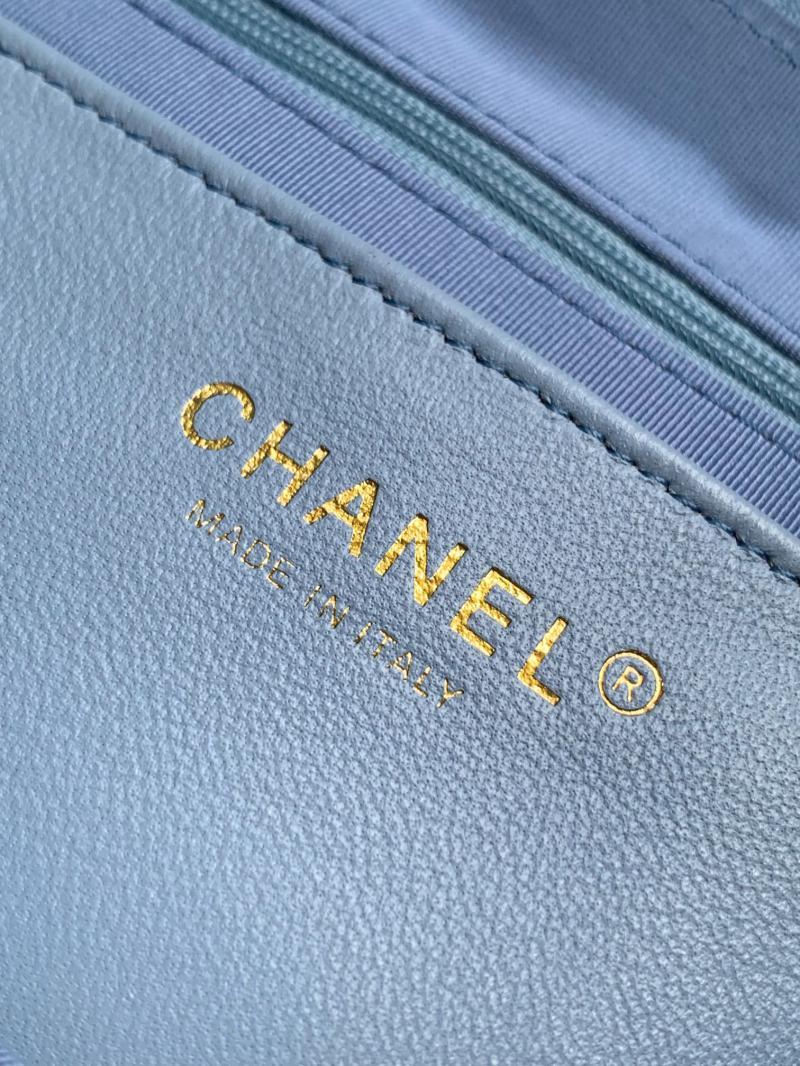 Chanel Denim Maxi Hobo Bag AS5302 Blue