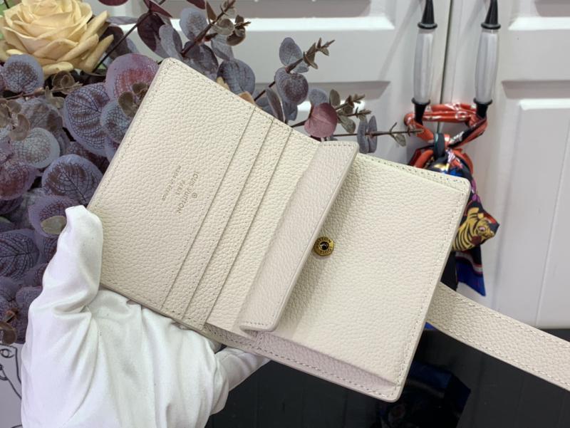 Louis Vuitton Low Key Compact Wallet M12408 Cream