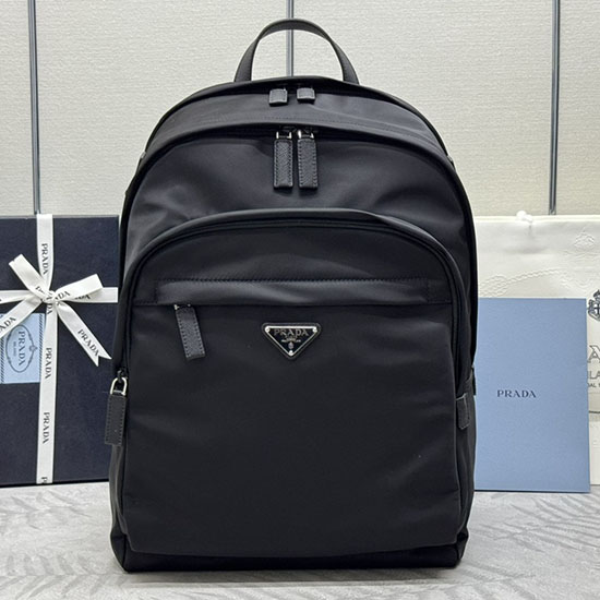 Prada Re-Nylon and Saffiano leather backpack 2VZ048