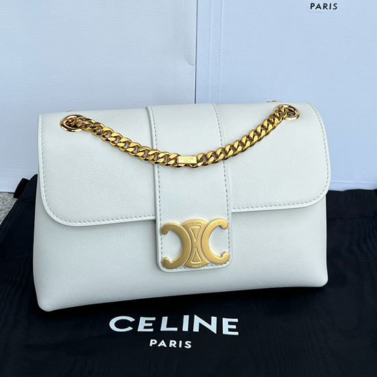 Teen Celine Victoire Bag 116593 White