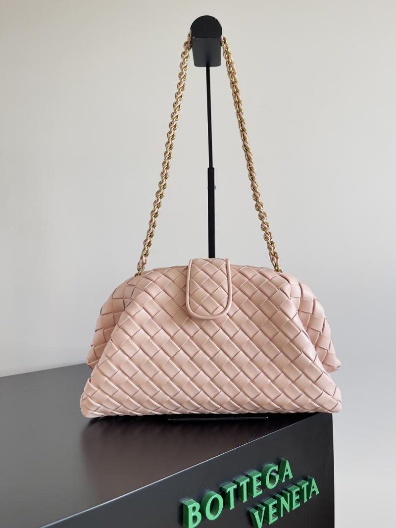 Bottega Veneta Lauren 1980 Leather Clutch 785807 Pink