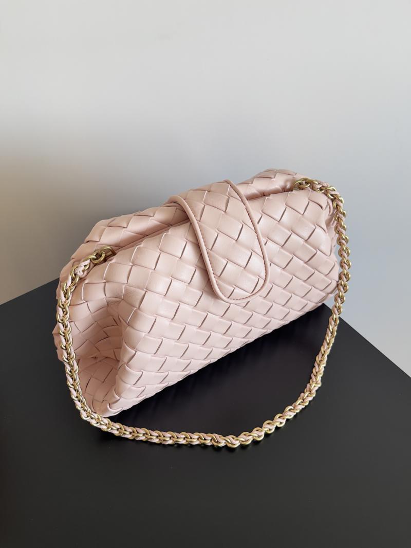 Bottega Veneta Lauren 1980 Leather Clutch 785807 Pink