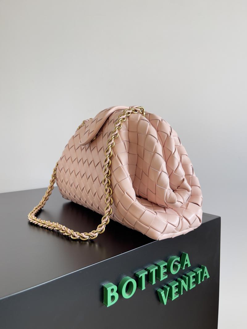 Bottega Veneta Lauren 1980 Leather Clutch 785807 Pink