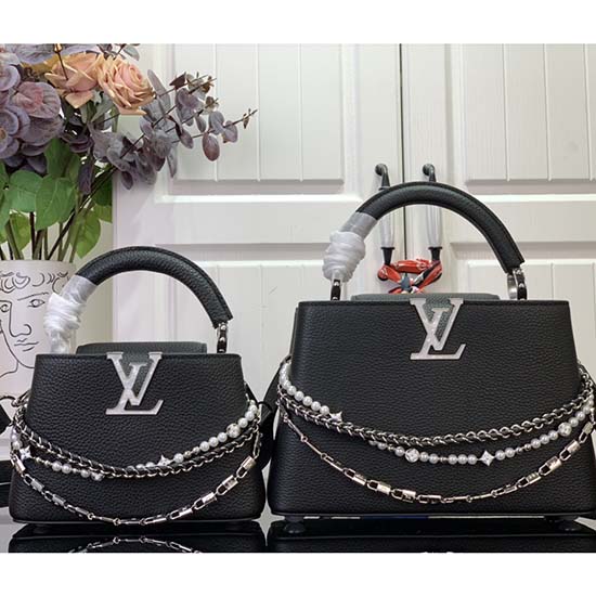 Louis Vuitton Capucines BB Black M11908