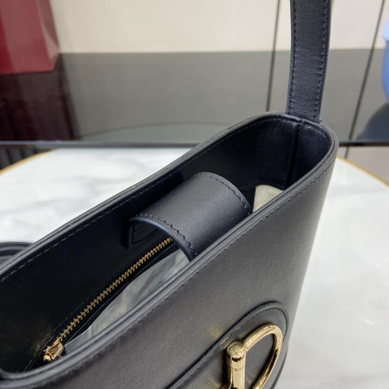 Gucci 73 Mini Bucket Bag Black 833665