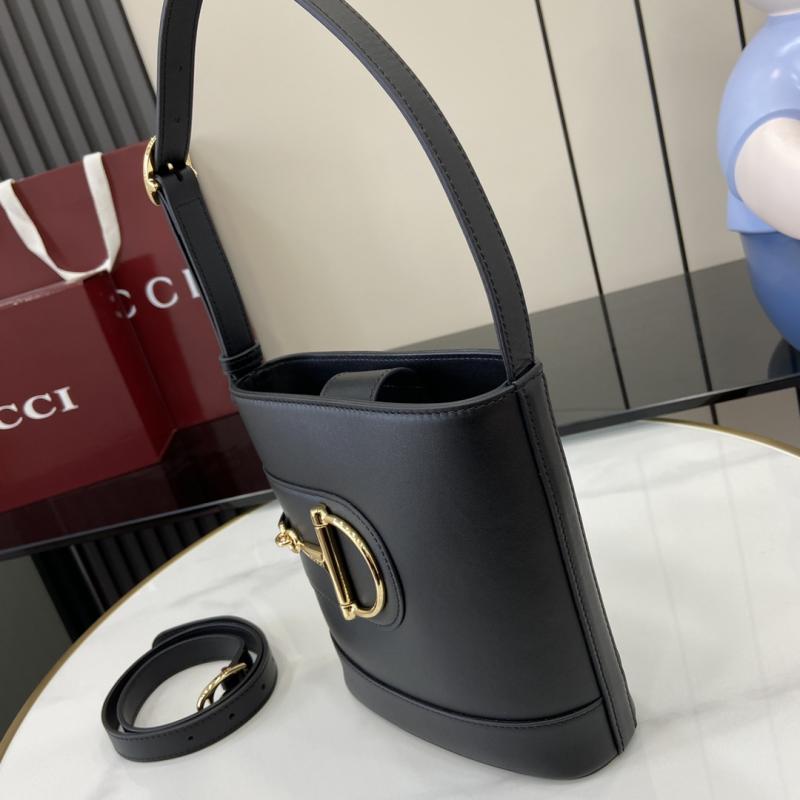 Gucci 73 Mini Bucket Bag Black 833665