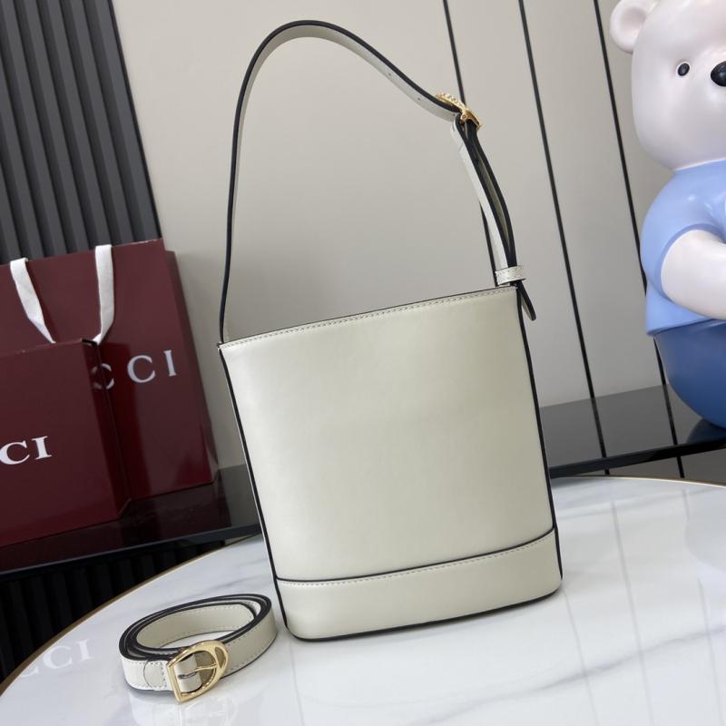 Gucci 73 Mini Bucket Bag White 833665