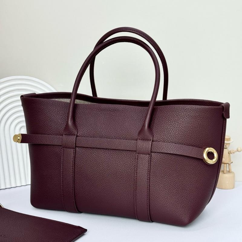 Loro Piana Ghiera Shopper Small Burgundy FAO7473