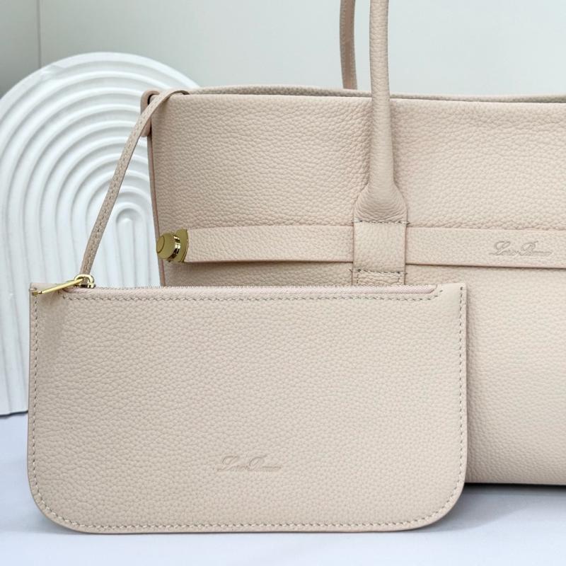 Loro Piana Ghiera Shopper Small Cream FAO7473