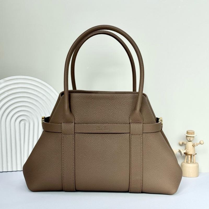 Loro Piana Ghiera Shopper Small Grey FAO7473