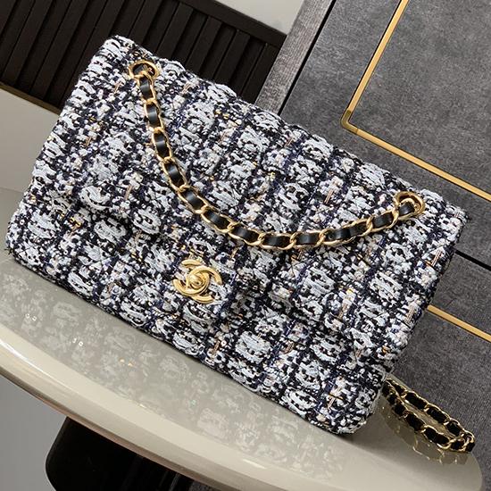 Medium Chanel Tweed Flap Bag A01112