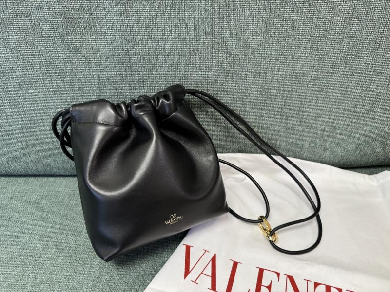 Valentino Mini Bucket Bag Black V0501S