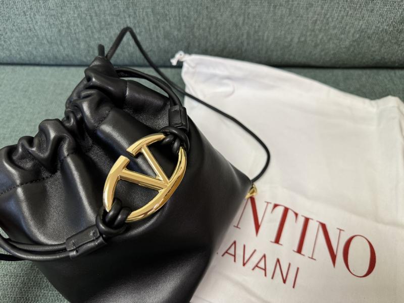 Valentino Mini Bucket Bag Black V0501S