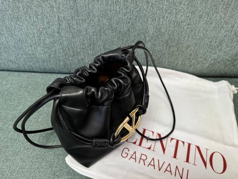 Valentino Mini Bucket Bag Black V0501S