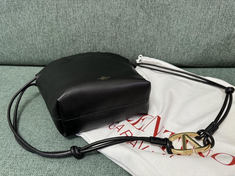 Valentino Mini Bucket Bag Black V0501S