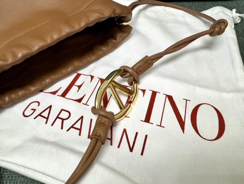 Valentino Mini Bucket Bag Camel V0501S